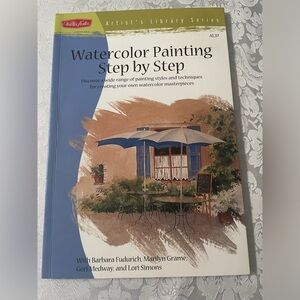 Watercolor Painting Step-By-Step Book.